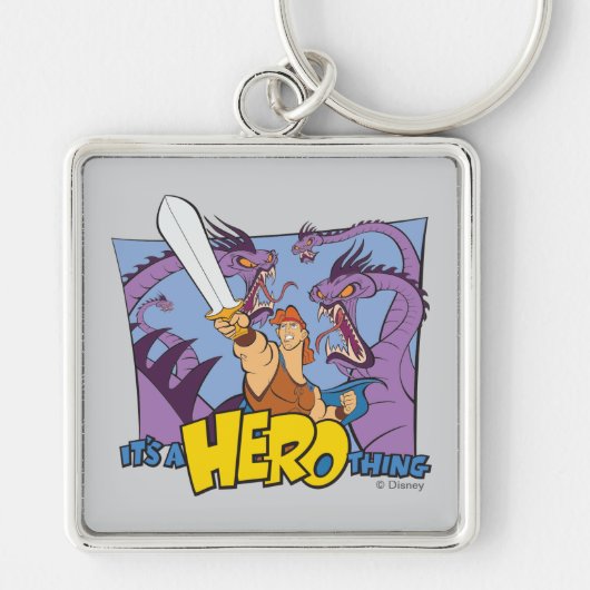 Hercules vs Hydra - It's a HERO Thing Keychain (Voorkant)