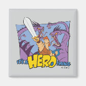 Hercules vs Hydra - It's a HERO Thing Magnet (Voorkant)