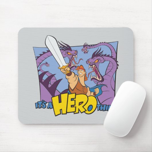 Hercules vs Hydra - It's a HERO Thing Mouse Pad Muismat (Met muis)