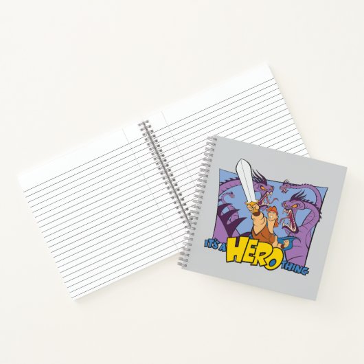 Hercules vs Hydra - It's a HERO Thing Notebook Notitieboek (Binnen)