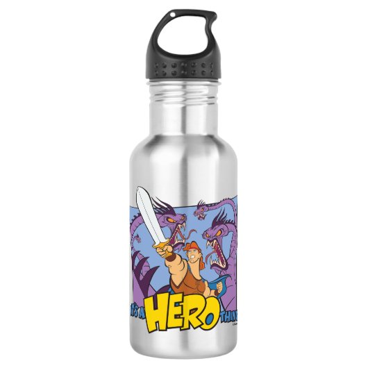 Hercules vs Hydra - It's a HERO Thing Stainless St Waterfles (Voorkant)