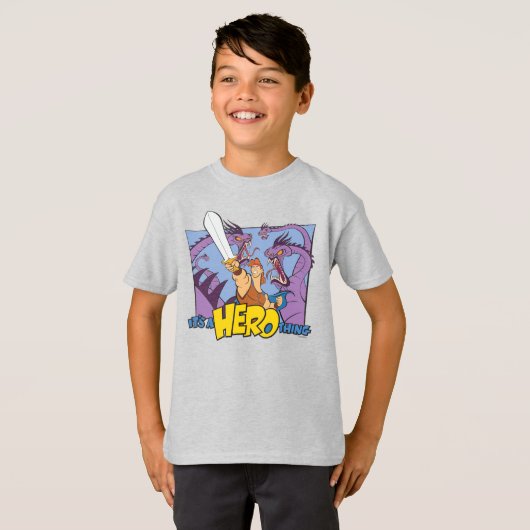 Hercules vs Hydra - It's a HERO Thing T-Shirt (Voorkant volledig)