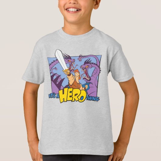 Hercules vs Hydra - It's a HERO Thing T-Shirt (Voorkant)