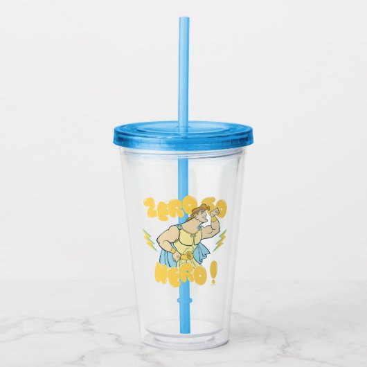 Hercules - Zero to Hero Acrylic Tumbler Acryl Drinkbeker (Voorkant)