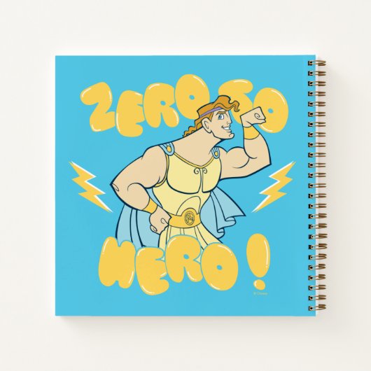 Hercules - Zero to Hero Notebook Notitieboek (Achterkant)