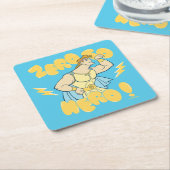 Hercules - Zero to Hero Square Paper Coaster Kartonnen Onderzetters (Schuin)