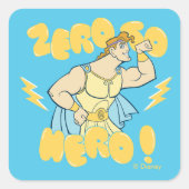 Hercules - Zero to Hero Square Sticker (Voorkant)