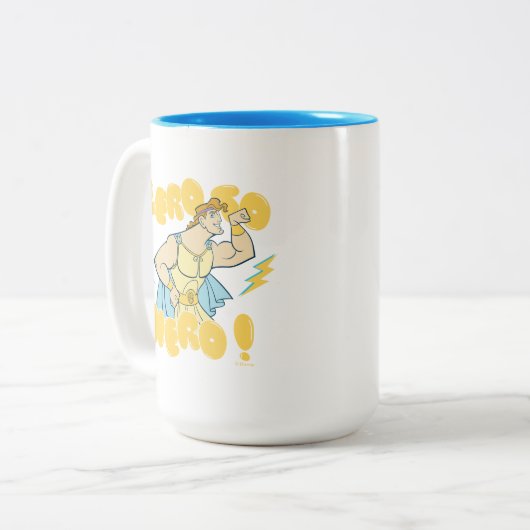 Hercules - Zero to Hero Two-Tone Coffee Mug Tweekleurige Koffiemok (Voorkant links)