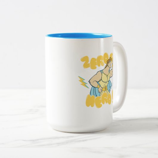 Hercules - Zero to Hero Two-Tone Coffee Mug Tweekleurige Koffiemok (Voorkant rechts)