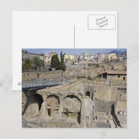 Herculium, Ercolano, Campania, Italië Briefkaart (Voorkant / Achterkant)