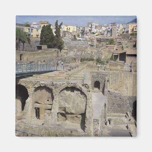 Herculium, Ercolano, Campania, Italië Magneet (Voorkant)