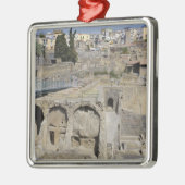 Herculium, Ercolano, Campania, Italië Metalen Ornament (Links)