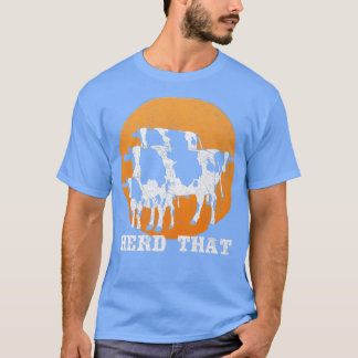 Herd dat de Koe Farmer overheerst T-shirt