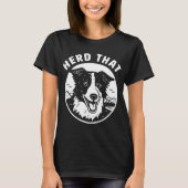 Herd die Border Collie T-shirt (Voorkant)