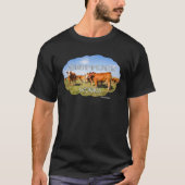 Herd Immunity Works Cows Fun Vaccinated T-shirt (Voorkant)