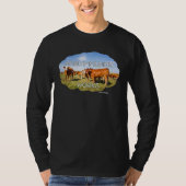 Herd Immunity Works Cows Fun Vaccinated T-shirt (Voorkant)