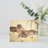 Herd kamelen, klassieke Chinese kunst Briefkaart (Staand voorkant)