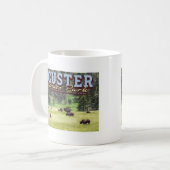 HERD OF BISON - CUSTER STATE PARK - SOUTH DAKOTA KOFFIEMOK (Voorkant links)