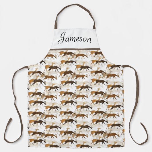 Herd van Deer Pattern Schort (Voorkant)