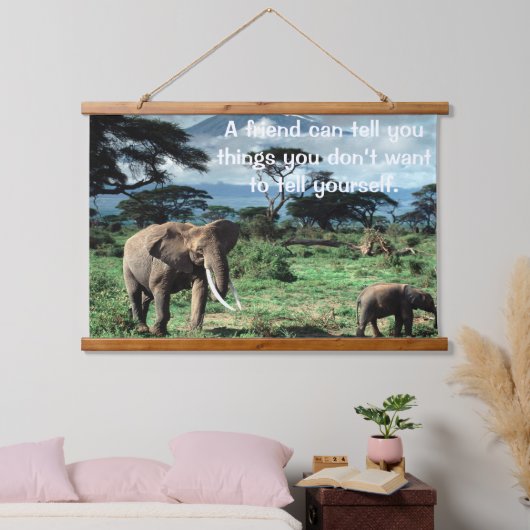 Herd van Elephants Hangend Wandkleed (Slaapkamer)