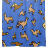 Herd van Llamas Douchegordijn (Voorkant)