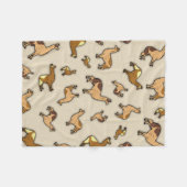 Herd van Llamas Fleece Deken (Voorkant (Horizontaal))