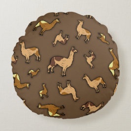 Herd van Llamas Rond Kussen