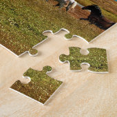 Herd van paarden Galloping in Field Legpuzzel (Zijkant)