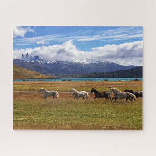 Herd van paarden Galloping puzzle Legpuzzel (Horizontaal)