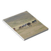 Herd van paarden notitieblok (Schuin)