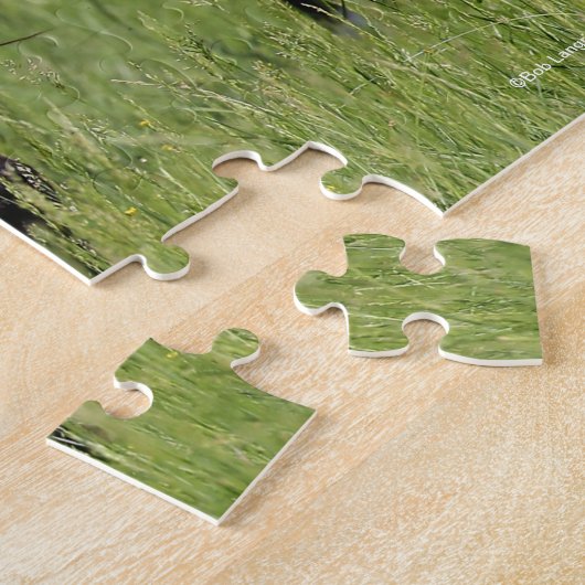 Herd van Welsh Ponies in het veld Legpuzzel (Zijkant)