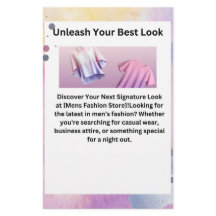 Herdefinieer je stijl met deze flyer