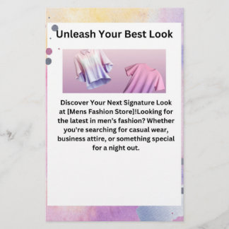 Herdefinieer je stijl met deze flyer