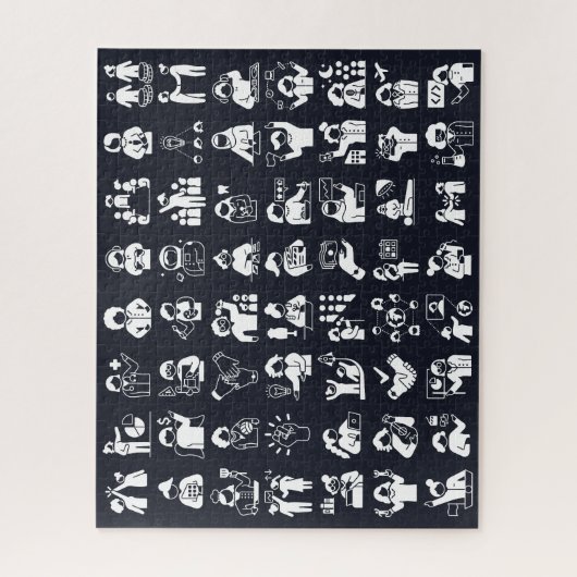 Herdefiniëren van vrouwen puzzel (Verticaal)