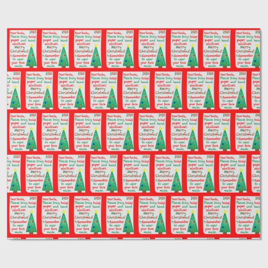 Herdenking 2020 Kerstmis Cadeaupapier (Vlak)