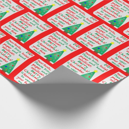 Herdenking 2020 Kerstmis Cadeaupapier (Hoek)