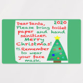 Herdenking 2020 Kerstmis Labels (Design 1)