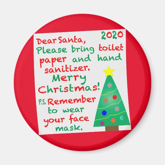 Herdenking 2020 Kerstmis Magneet (Voorkant)