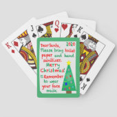 Herdenking 2020 Kerstmis Pokerkaarten (Achterkant)