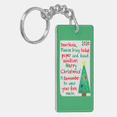 Herdenking 2020 Kerstmis Sleutelhanger (Voorkant Links)