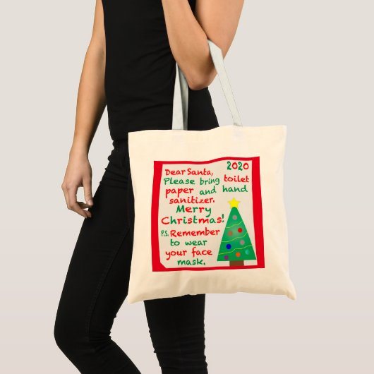 Herdenking 2020 Kerstmis Tote Bag (Voorkant (product))