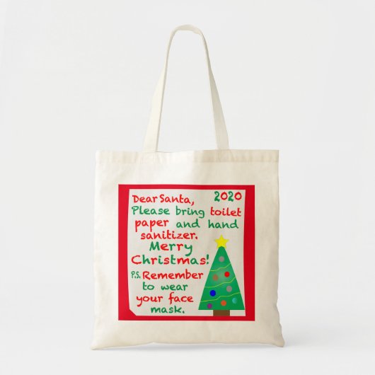 Herdenking 2020 Kerstmis Tote Bag (Voorkant)