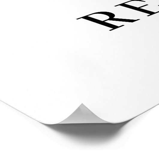 Herdenking 3 Foto's Script In Lieve Herinnering Poster (Hoek)