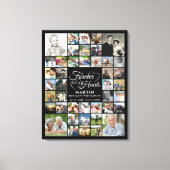 Herdenking 42 Foto Collage ONS HERINNERING BLIJFT  Canvas Afdruk (Voorkant)