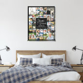 Herdenking 42 Foto Collage ONS HERINNERING BLIJFT  Canvas Afdruk (Insitu (Slaapkamer))