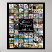 Herdenking 54 Foto Collage VOOR ALTIJD IN ONZE HAR Poster (Voorkant)