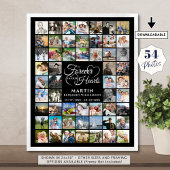 Herdenking 54 Foto Collage VOOR ALTJD IN ONZE HART Poster