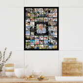 Herdenking 55 FEIERIJK LEVENSFEIT Foto Collage Poster (Keuken)