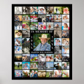 Herdenking 55 Foto Collage Ter nagedachtenis aan Poster (Voorkant)