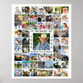 Herdenking 55 Foto Collage Ter Nagedachtenis Aan Poster (Voorkant)